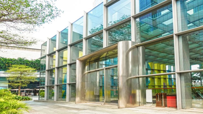 Commercial Building with New Windows